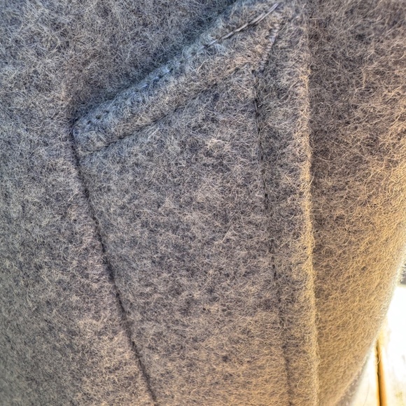 VTG Northern Sun Canadian-Made Pure Virgin Wool Parka Coat with Fur Trim & Embro - Picture 11 of 17